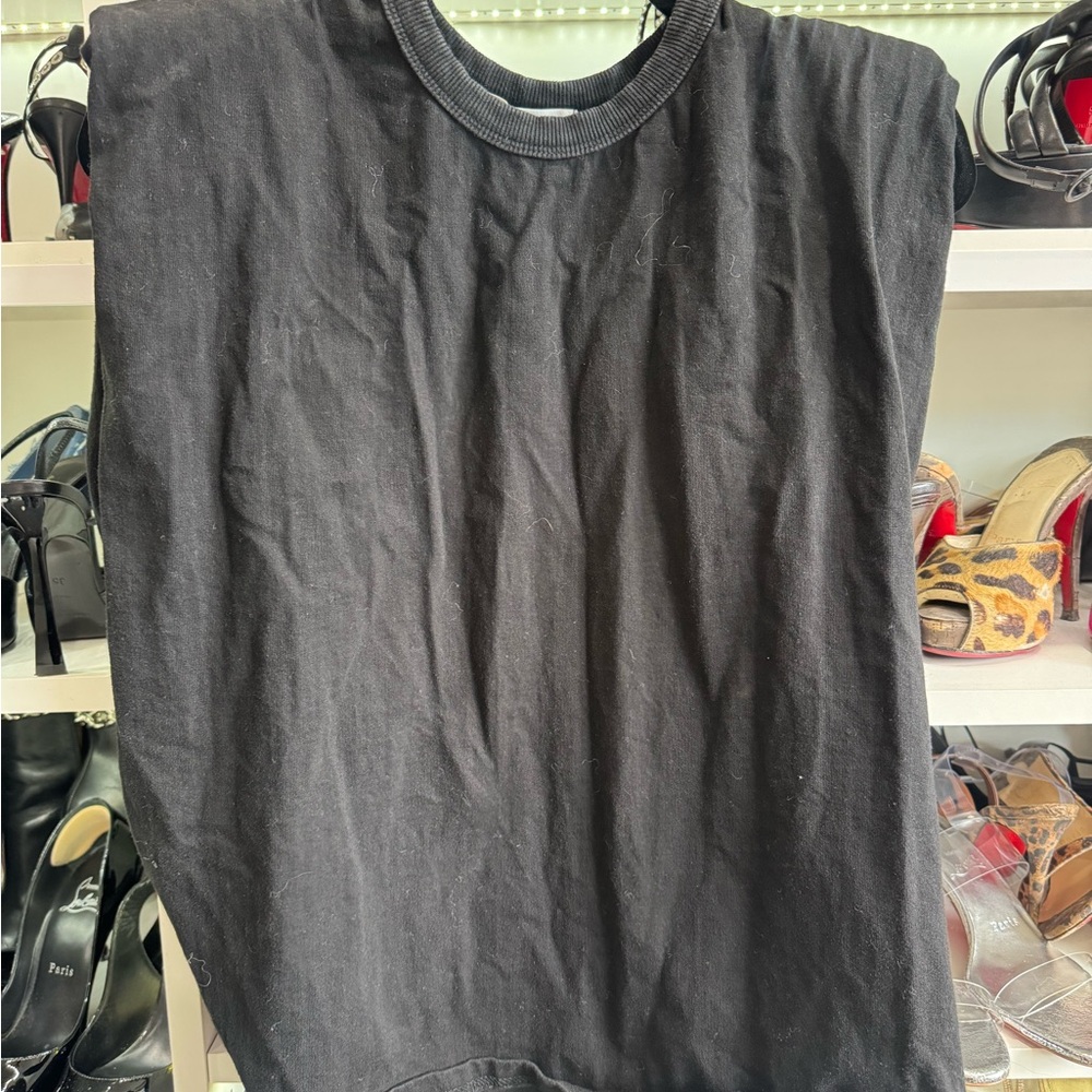 Frankie Shop Charcoal Knit Top